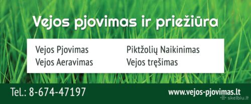 Vejos pjovimas Vejos pjovimas